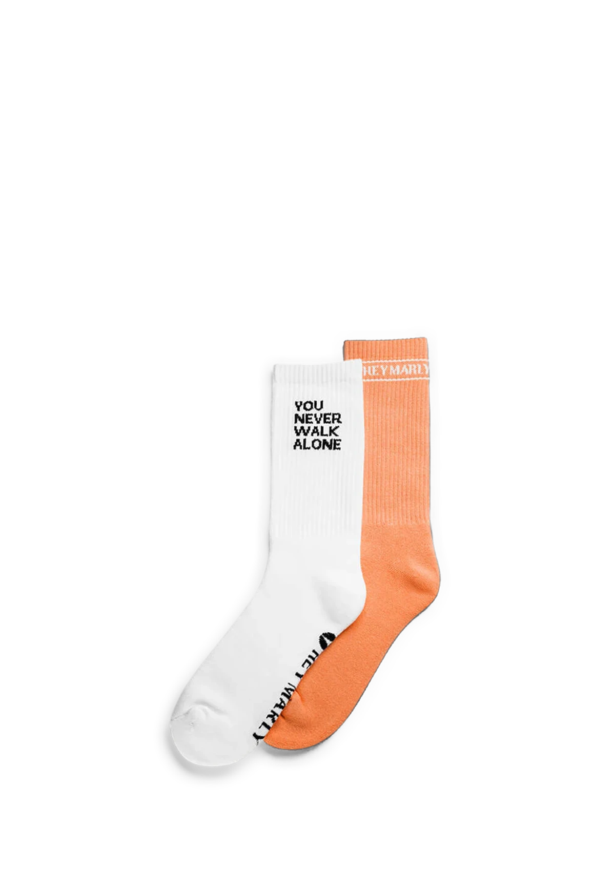 Signature Socks - Peach/White – Bild 2
