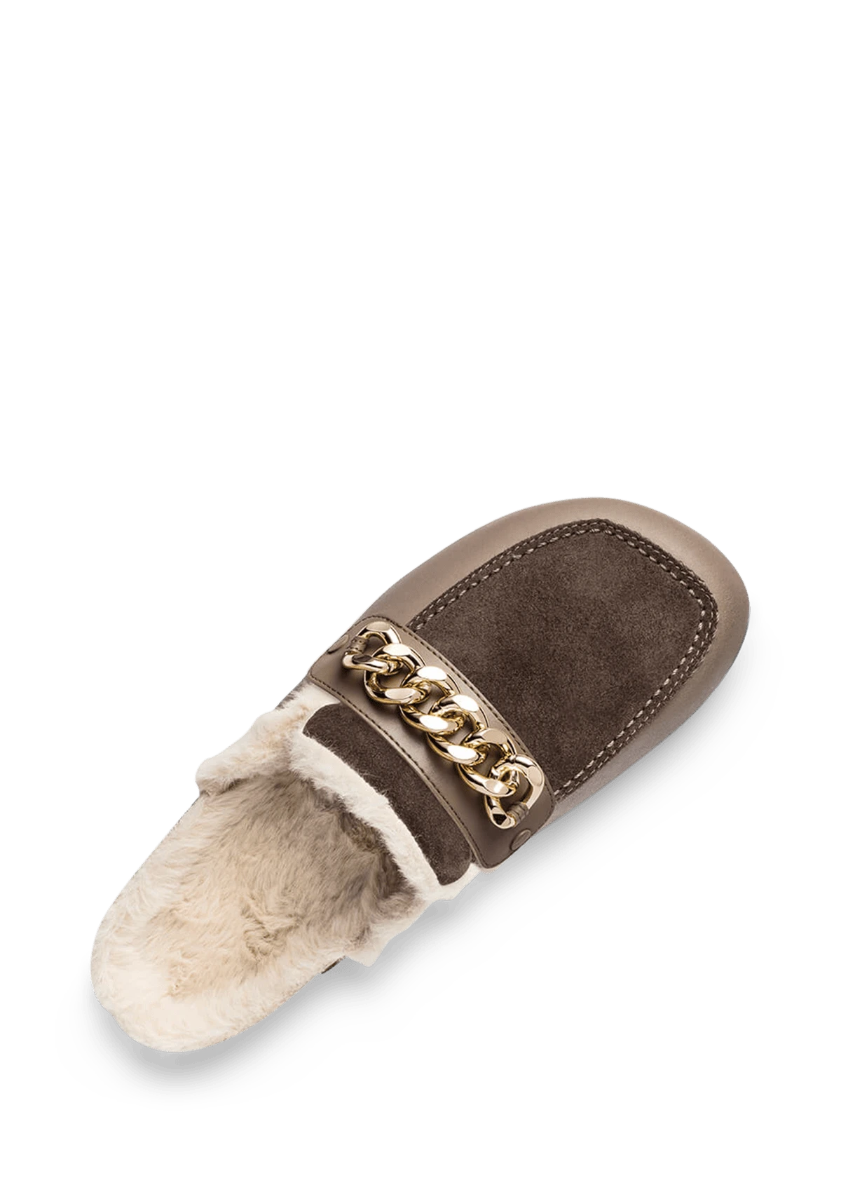 Gold Chain - Cloafer Fur Mocha – Bild 2