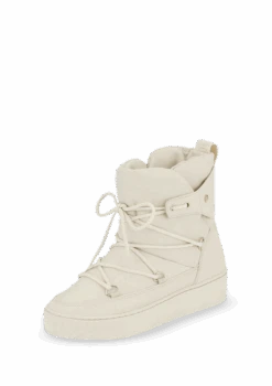 Cozy Lace Up - Crema