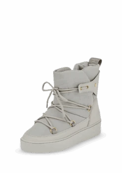 Cozy Lace Up - Greige