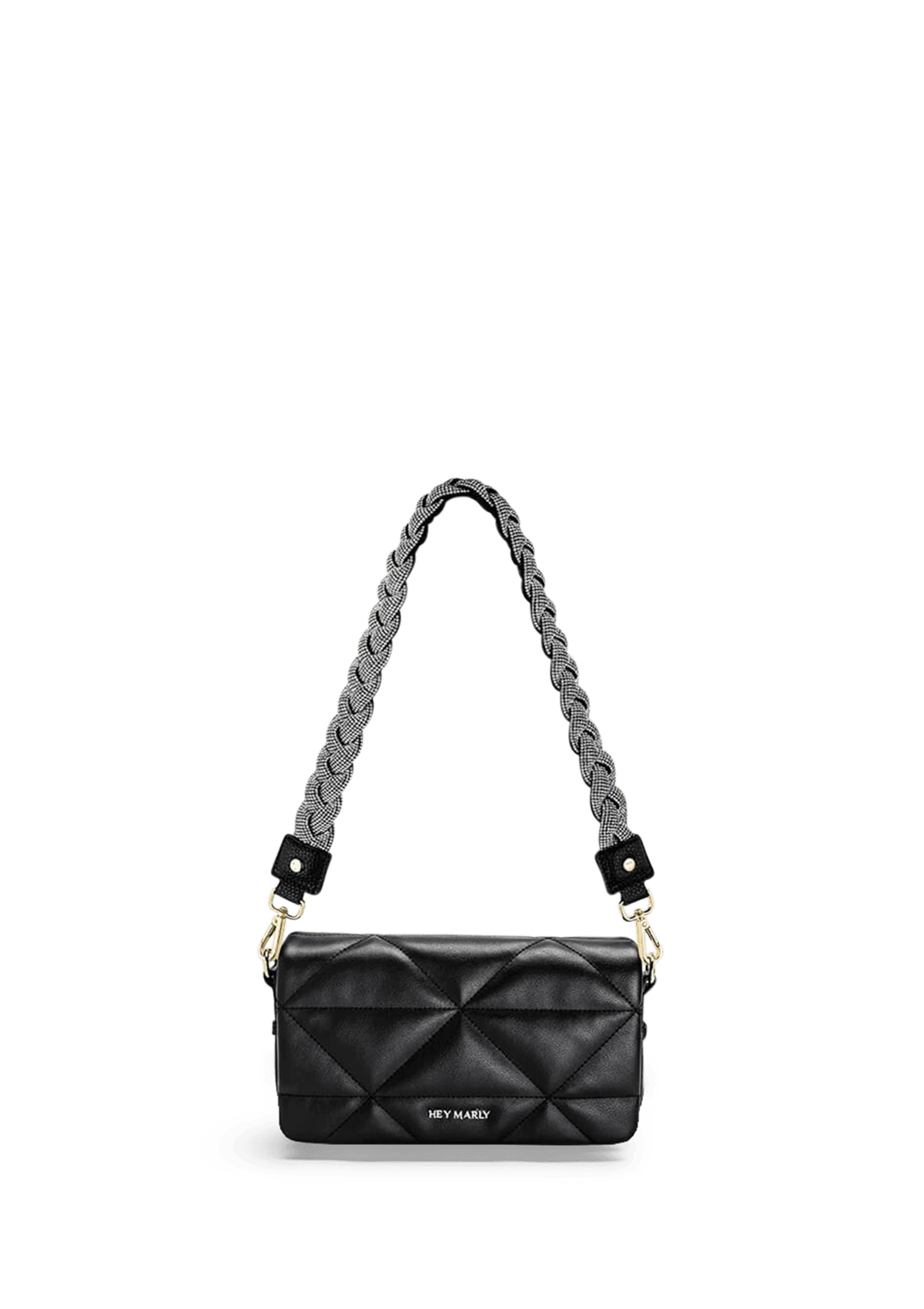 Braided Glitter Strap - Black – Bild 2