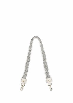 Braided Glitter Strap - Crema