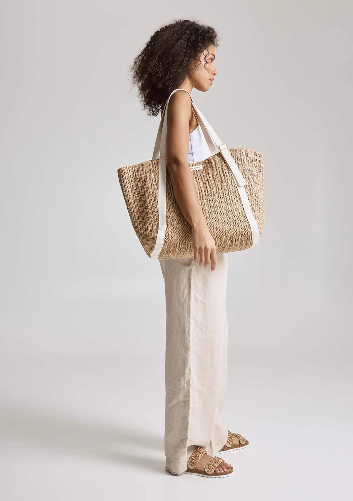 Pretty Wonder Straw L - Straw Honey – Bild 2