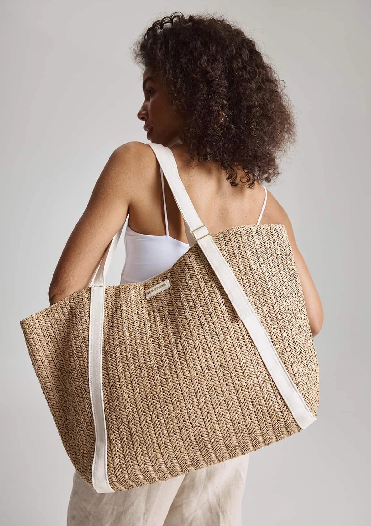 Pretty Wonder Straw L - Straw Honey – Bild 3