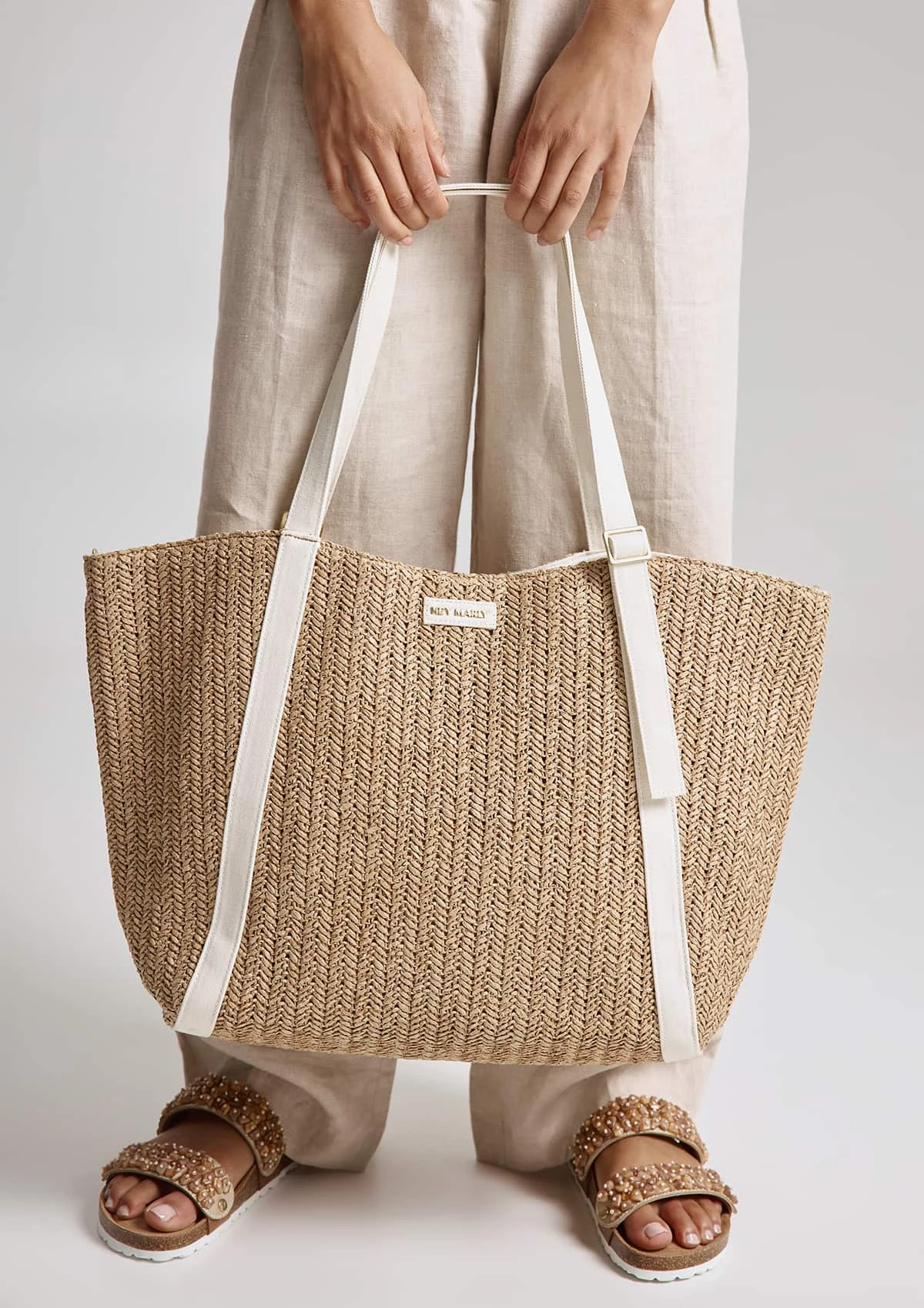 Pretty Wonder Straw L - Straw Honey – Bild 4