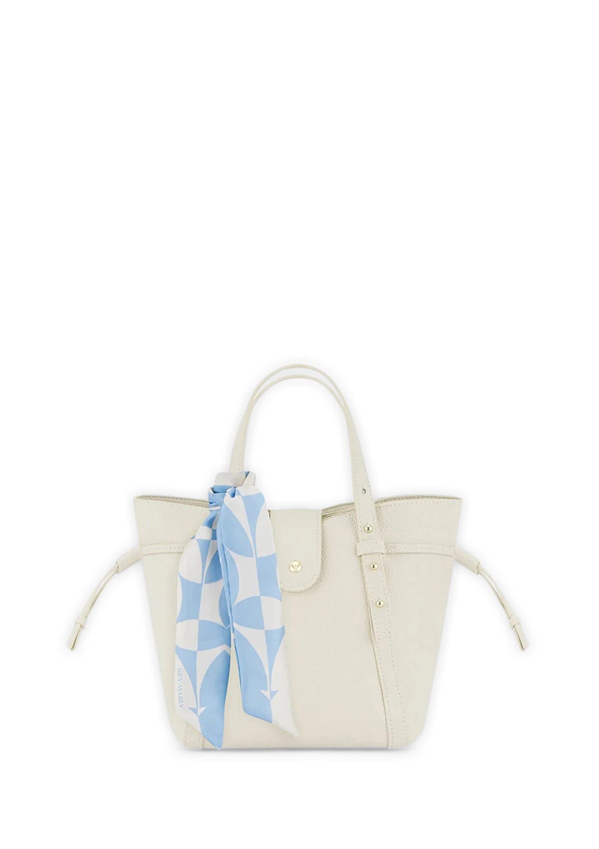 Silky Ribbon Logo Print - Blue/Crema – Bild 2